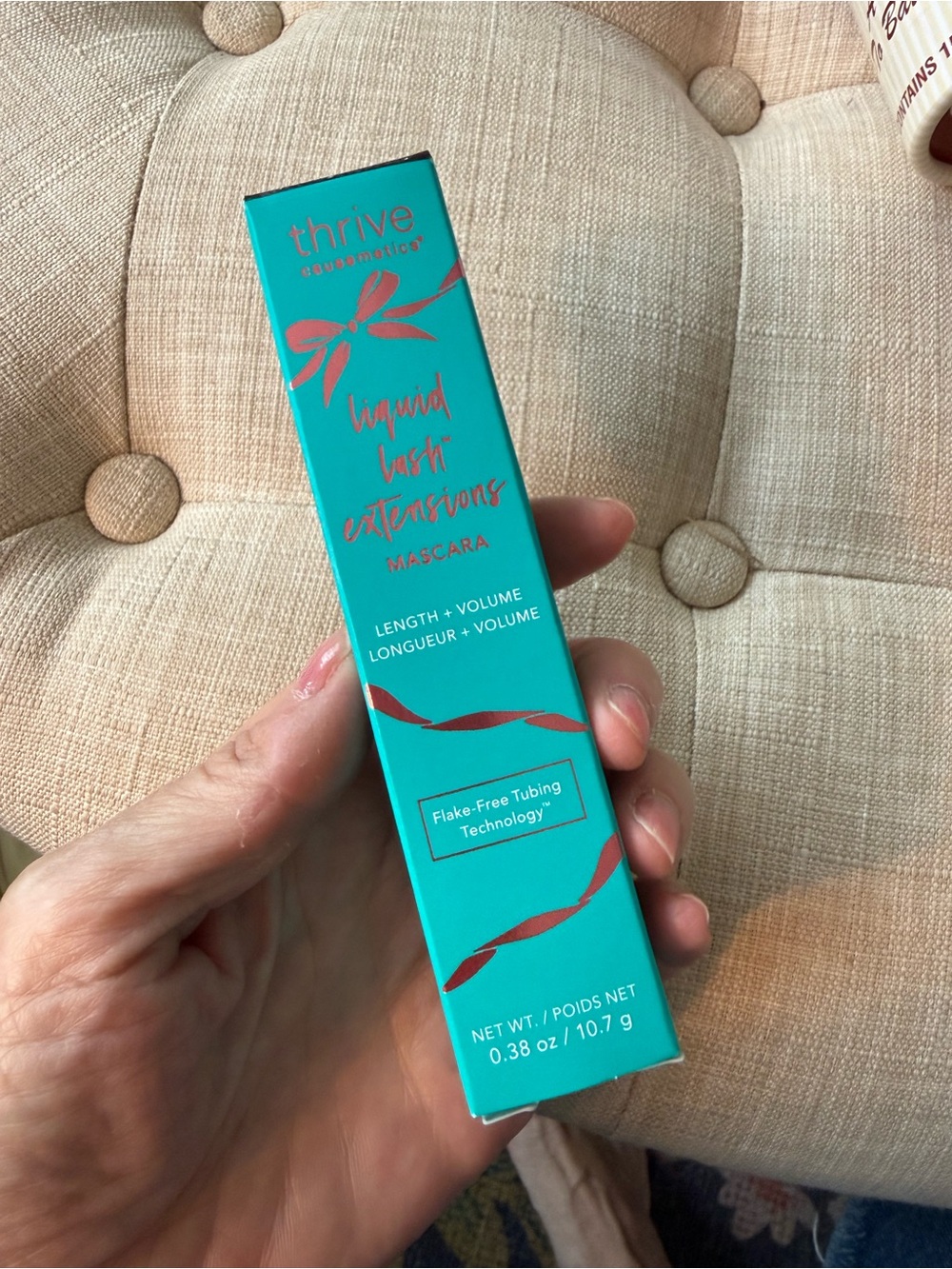 NIB Thrive Causemetics Liquid Lash Extensions Mascara in Crystal/Brown Black
